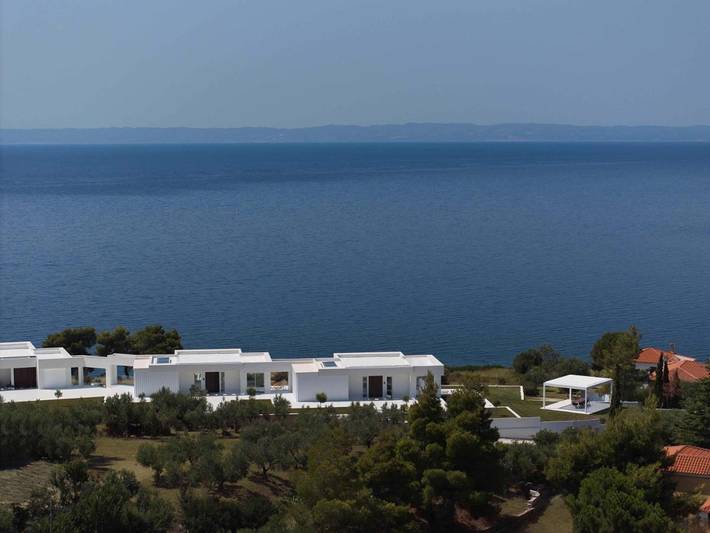 Villa mit pool für 8 Personen, mit Pool und Ausblick sowie Garten in Chalkidiki