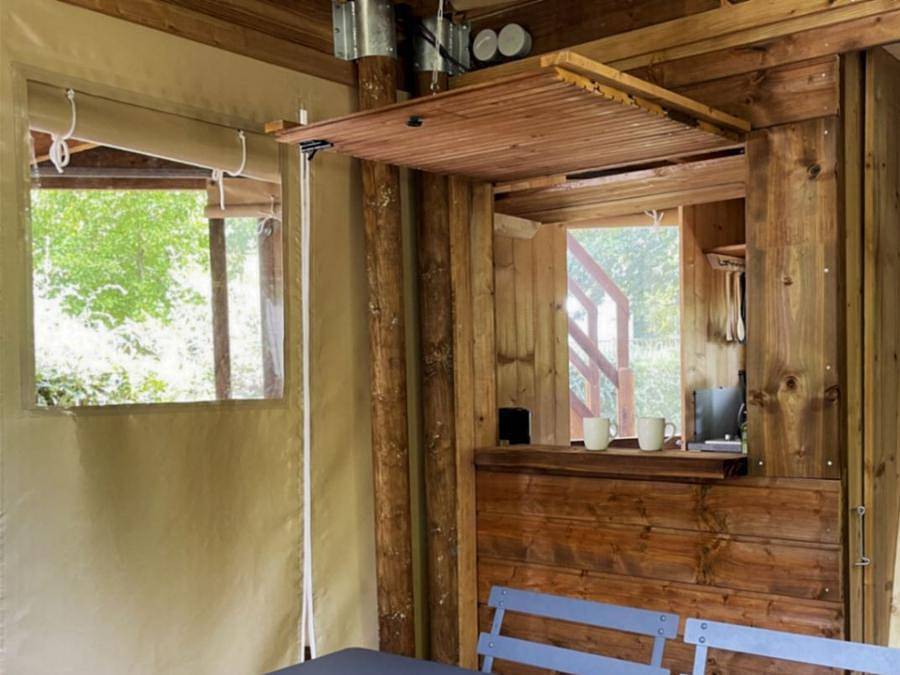 Camping Canal de Berry - Lodge 4 personen - Familie Plus in Saint-Amand-Montrond