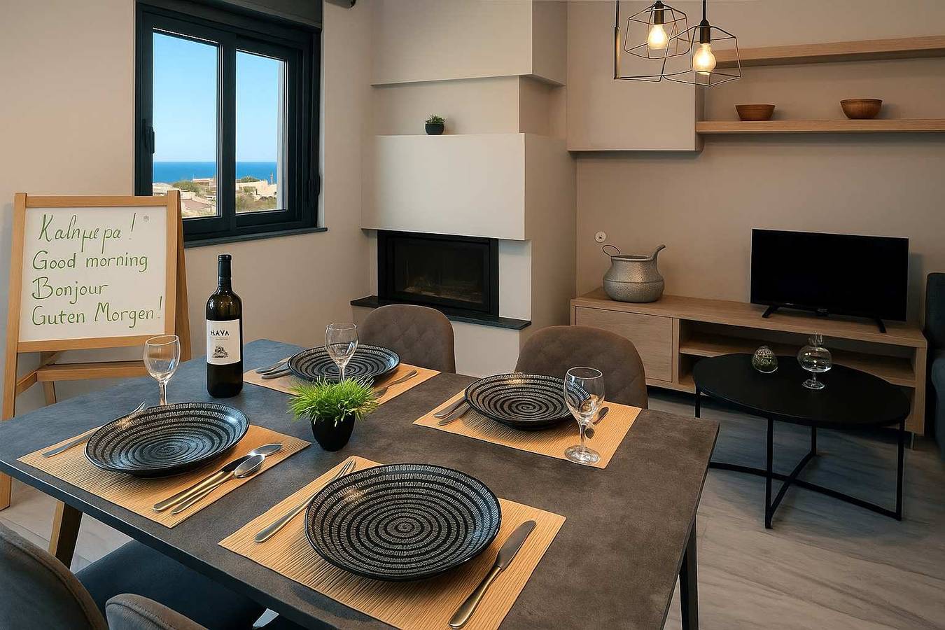 Ferienhaus für 3 Personen mit Garten in Kokkini Hani, Iraklio-Heraklion und Umgebung