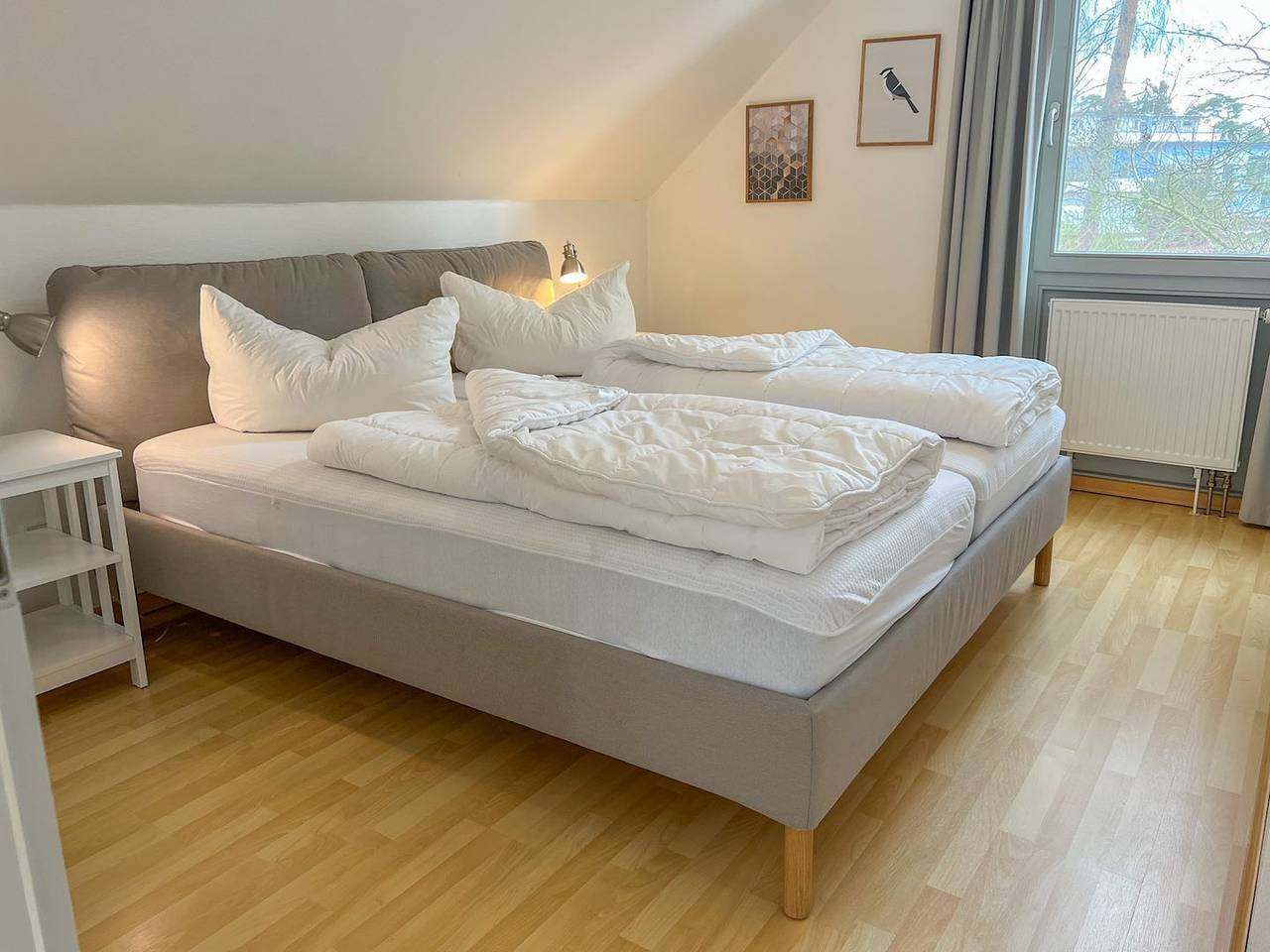 Ferienhaus Wiesengeflüster E2 | nur 3 Gehminuten zur Müritz und mit Sauna in Röbel, Lago Müritz