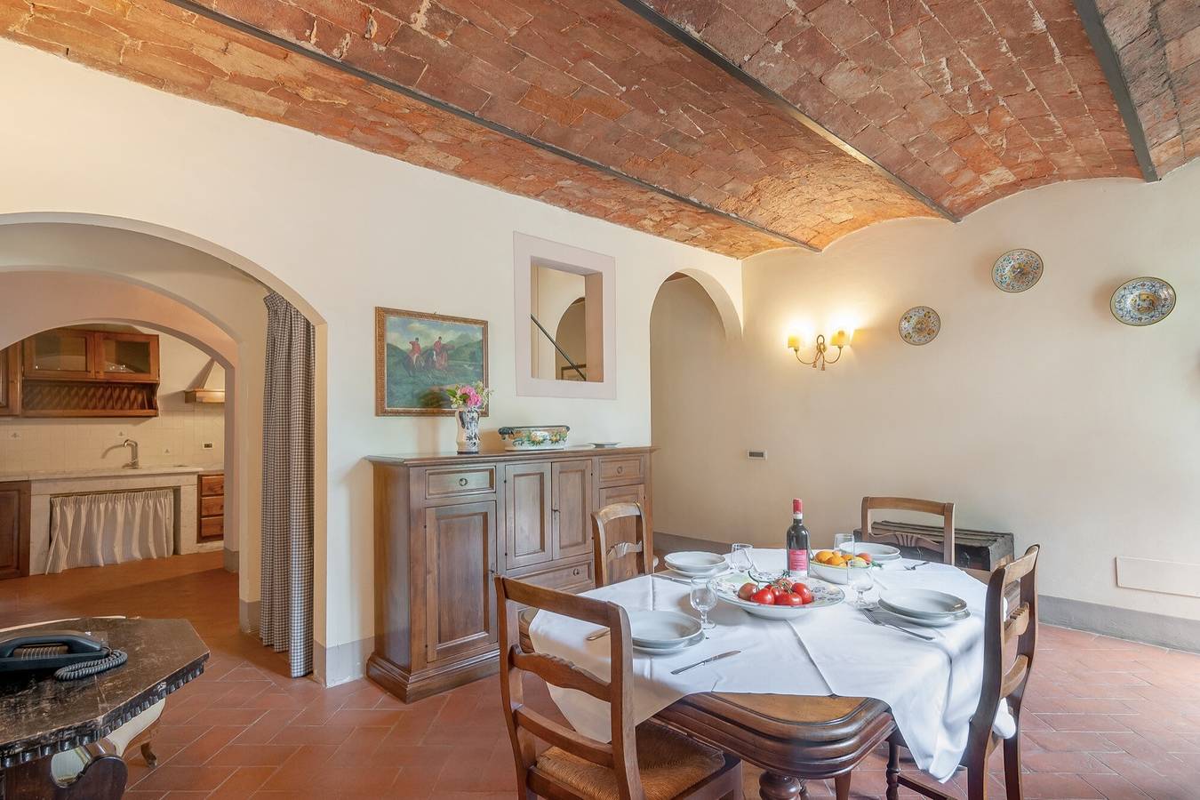 Villa 'Villa del Fattore' with Shared Pool, Private Terrace & Wi-Fi in Montespertoli, Florence Province