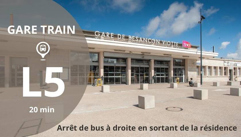 Gîte pour 4 personnes, avec piscine ainsi que terrasse et vue à Besançon - 3