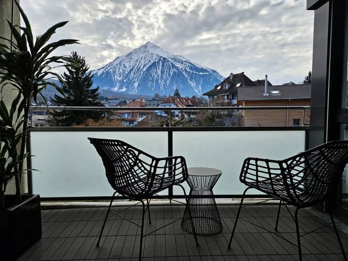Gîte pour 6 personnes, avec Balcon à Spiez - 4