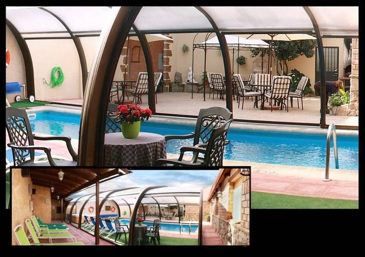 Casa rural para 8 personas, con Terraza y Jacuzzi además de Jardín y Piscina en Extremadura - 4