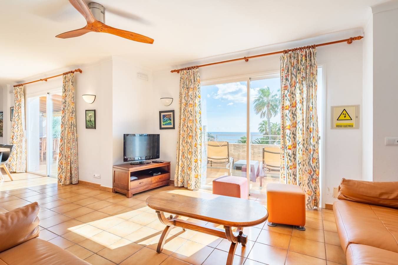 Ganze Wohnung, Ferienwohnung 'Pedrassa Gran Superior' mit Meerblick, Gemeinschaftspool und Wlan in Cala Santanyí, Santanyí