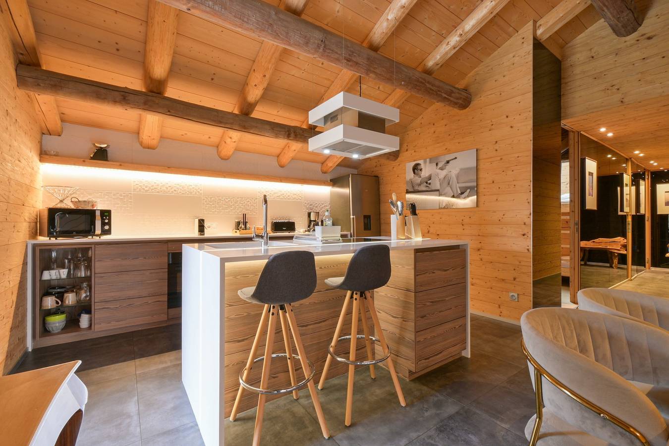 Ganze Wohnung, Appartement „Le Lachat“ mit Bergblick, Balkon und Wlan in Saint-Jean-de-Sixt, Annecy und Umgebung
