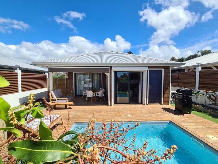 Location de vacances pour 3 personnes, avec piscine ainsi que vue et jardin à Saint-Claude (Guadeloupe) - 3