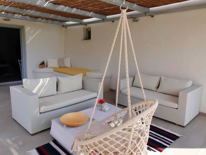 Appartement de vacances pour 6 personnes, avec Balcon ainsi que Terrasse et Jardin dans Amorgos