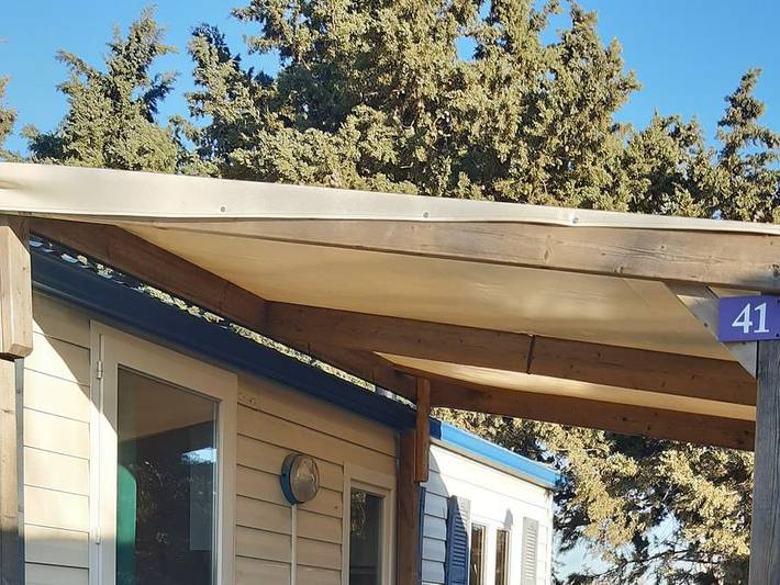Mobil home pour 6 personnes, avec bassin pour enfant, animaux acceptés à Colombiers - 3