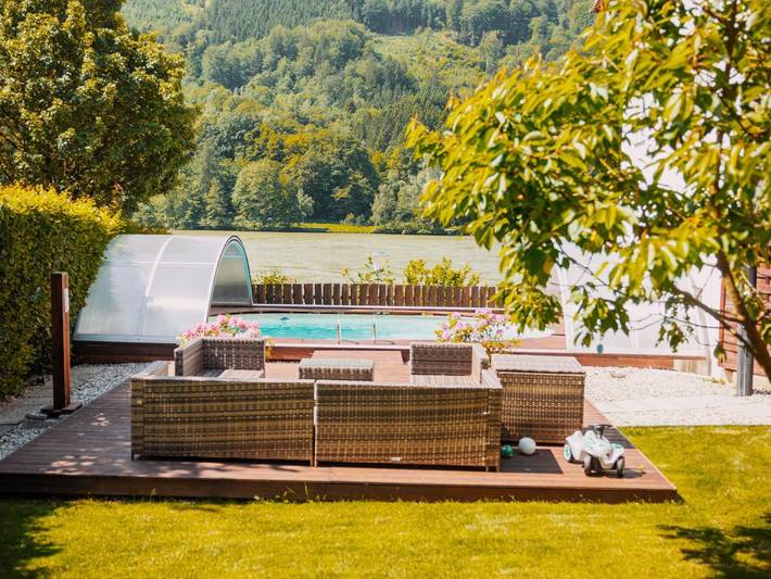 Ferienhaus für 7 Personen, mit Terrasse und Garten sowie Pool in Mühlviertel