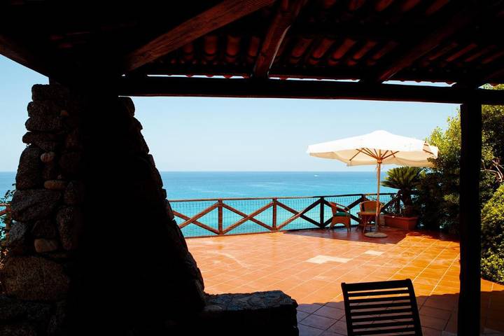 Casa vacanza per 4 persone, con Terrazza e Giardino nonché Panorama a Parghelia