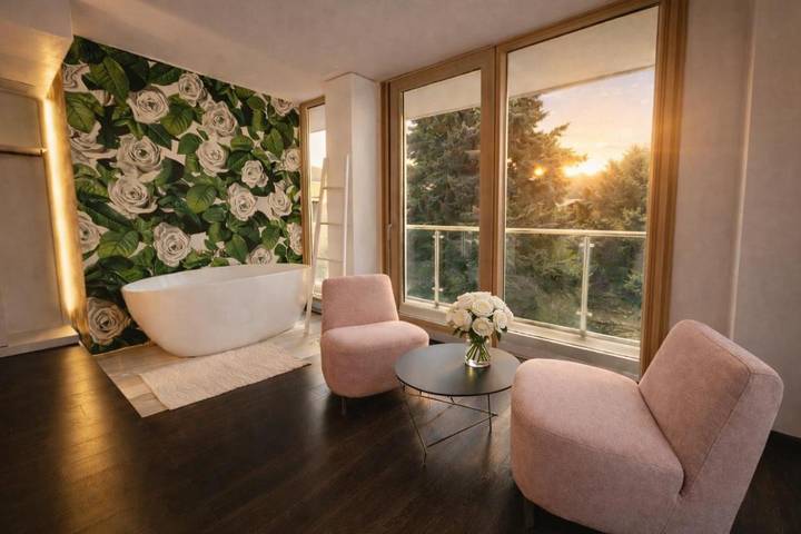 Apartamento de vacaciones para 4 personas, con vistas y sauna además de piscina y balcón - 1