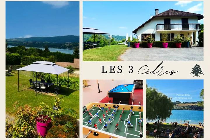 Villa pour 10 personnes, avec piscine et jardin dans l' Isère