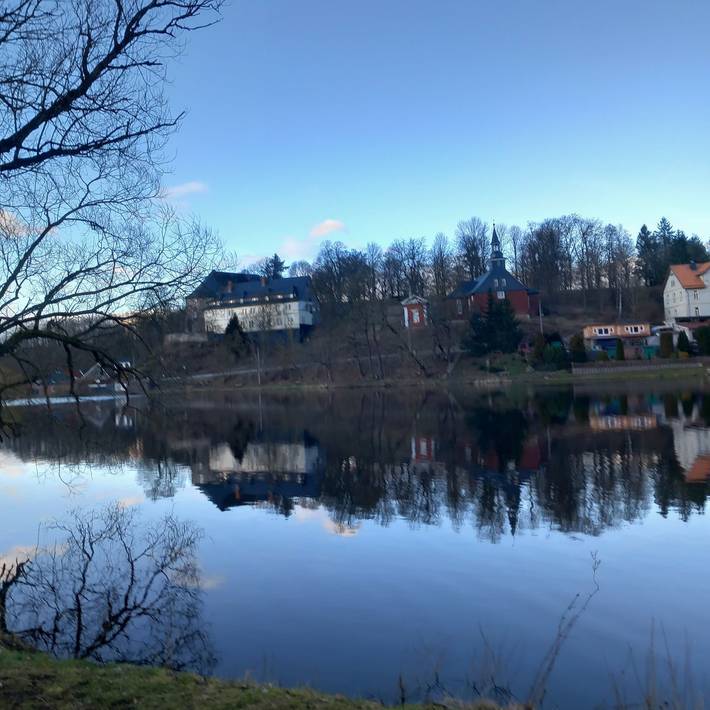 Ferienhaus für 2 Personen, mit Garten und Ausblick sowie Seeblick im Ostharz - 4