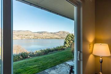 Gîte pour 4 personnes, avec vue sur le lac ainsi que terrasse et vue à Chelan