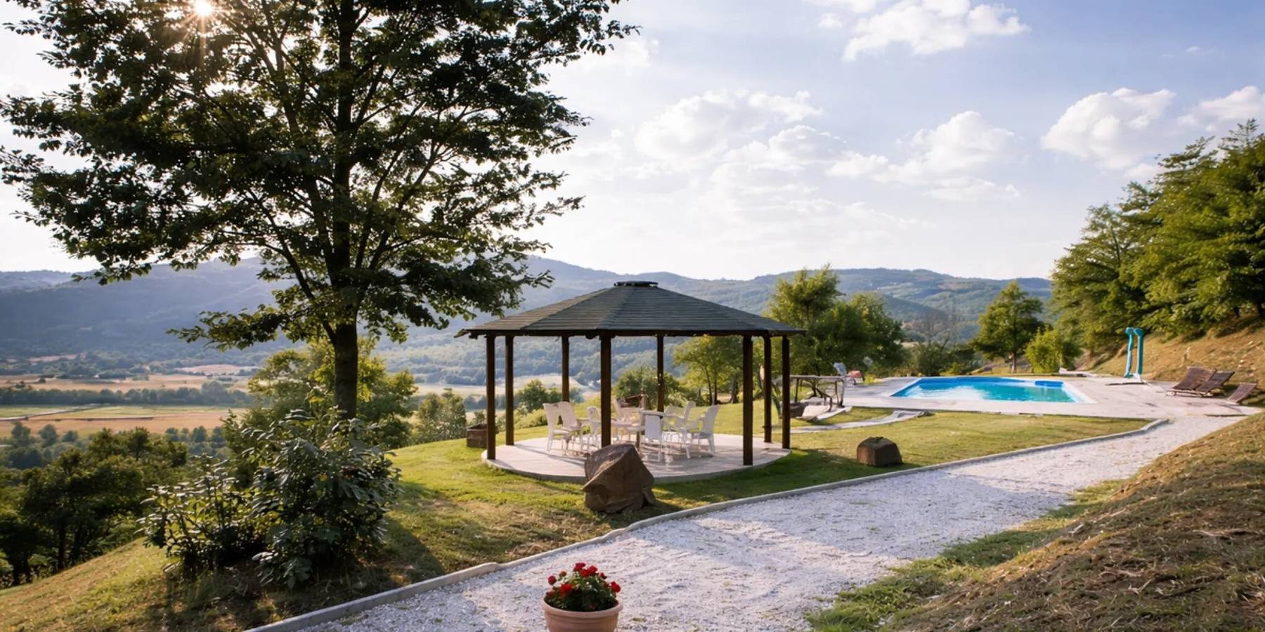Villa privada exclusiva para grupos con piscina panorámica y gran sala común entre Toscana y Umbría in Lisciano Niccone, Valtiberina