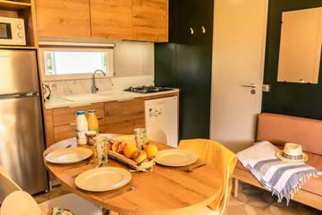 Camping für 4 Personen, mit Pool und Terrasse, mit Haustier in Saint-Malo