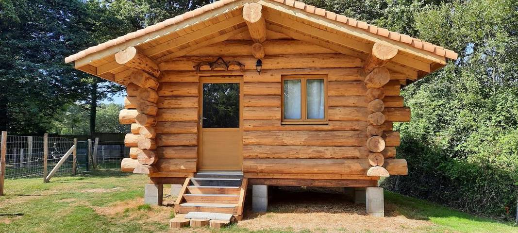 Chalet pour 2 personnes, avec jardin et vue