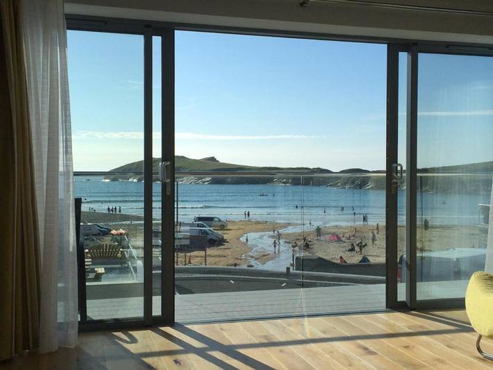 Holiday rental for 6 people, with view and garden, child-friendly in Porth