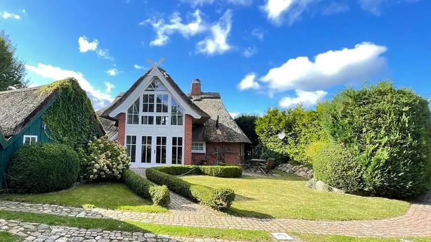 Ferienhaus für 6 Personen, mit Terrasse und Garten sowie Sauna, mit Haustier in Grube