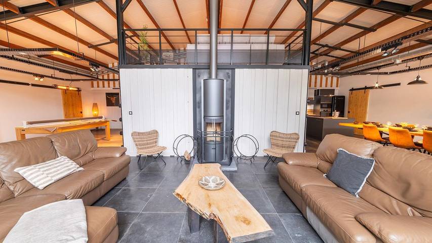 Location de vacances pour 9 personnes, avec piscine ainsi que jardin et sauna à Ohey - 3