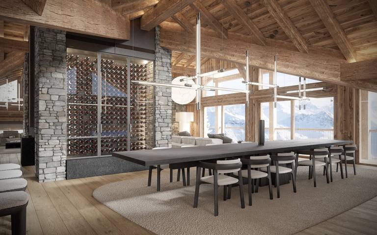 Chalet pour 16 personnes, avec Balcon et Jacuzzi ainsi que Jardin et Sauna à La Clusaz