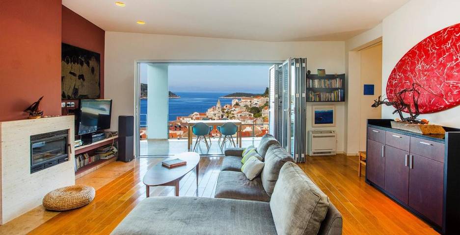 Villa pour 4 personnes, avec Terrasse et Jardin ainsi que Piscine et Vue dans Vis - 4