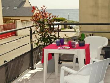 Gîte pour 2 personnes, avec balcon dans Plage Tres-Cadec