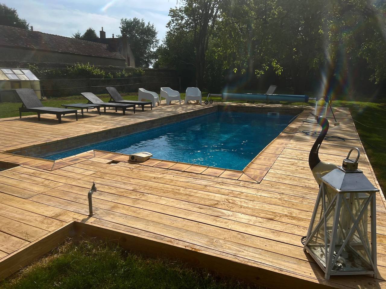 Maison de vacances 'La Béchetière' avec piscine privée, terrasse privée et Wi-Fi in Parcé-sur-Sarthe, Sarthe
