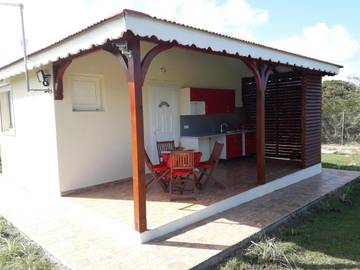 Gîte pour 2 personnes, avec terrasse et vue dans Port-Louis Guadeloupe