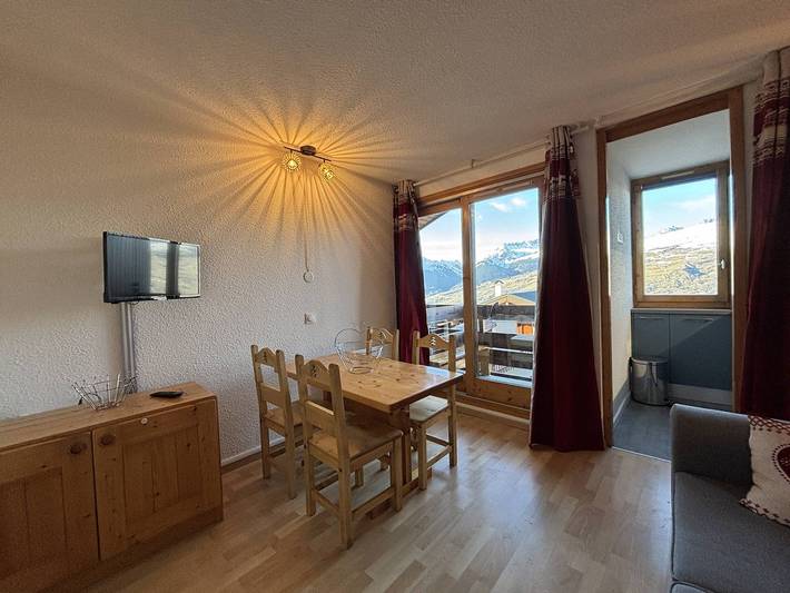 Ganze Wohnung, Gemütliche 2-Zi-Whg, 4 Pers, Balkon Mont-Blanc, La Plagne in Bellentre, La Plagne-Tarentaise