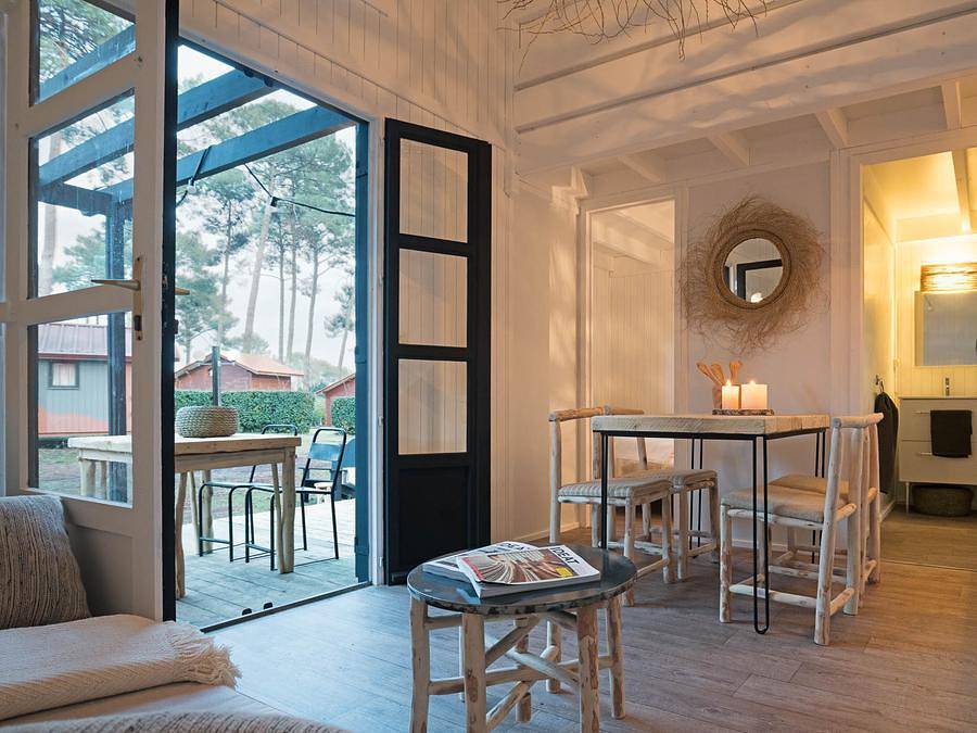 Slow Village Biscarrosse Lac - Bungalow 4 persons - Cabane Confort | 2 bedrooms - Côté Village in Biscarrosse, Côte d’Argent