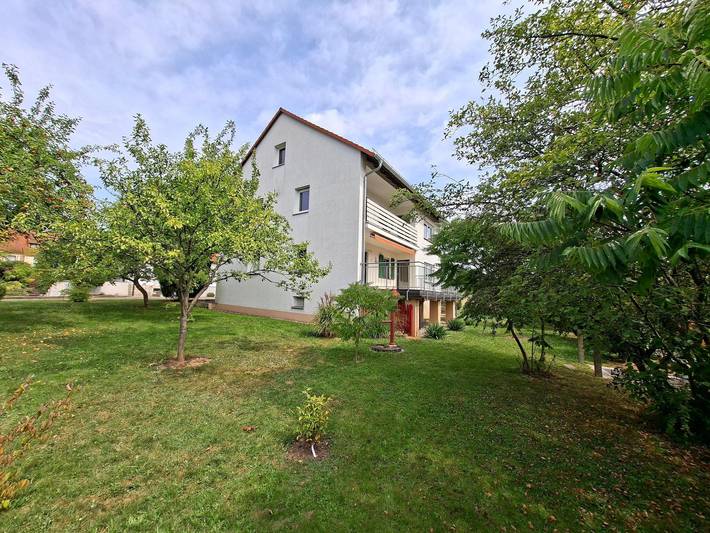 Ferienwohnung für 4 Personen, mit Balkon und Balkon/Terrasse sowie Garten am Brombachsee