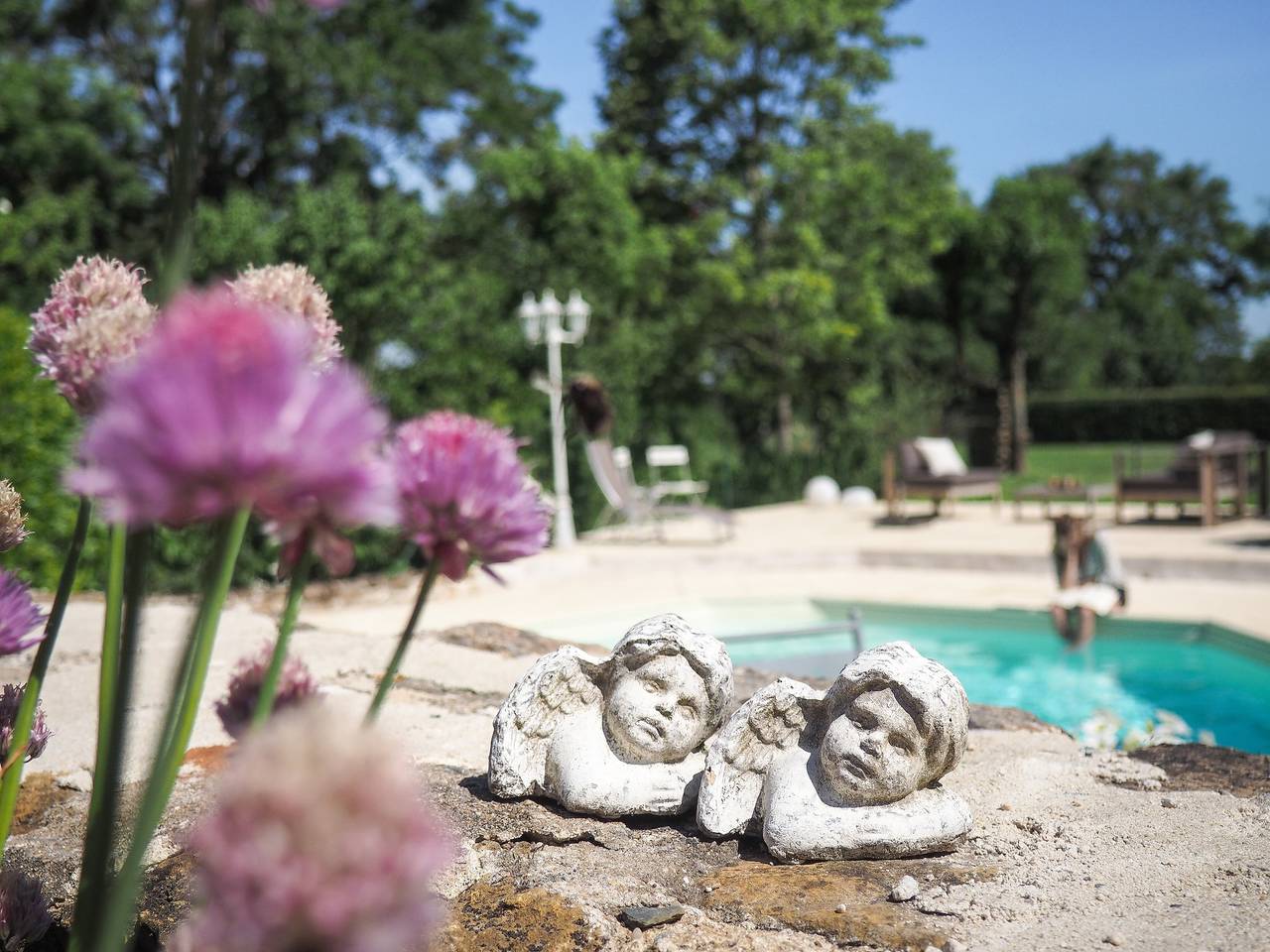 Casa vacanze 'Logis La Tour - Gîte Orangerie' con piscina privata, terrazza privata e Wi-Fi in Saint-Laurent-de-la-Salle, Fontenay-le-Comte