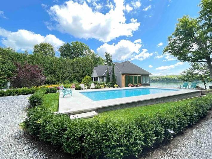 Willa dla 8 osób, z widok i basen oraz ogród w Kanada