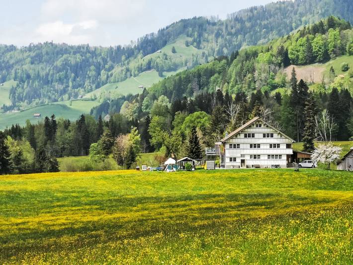 Ferienwohnung für 5 Personen, mit Garten
