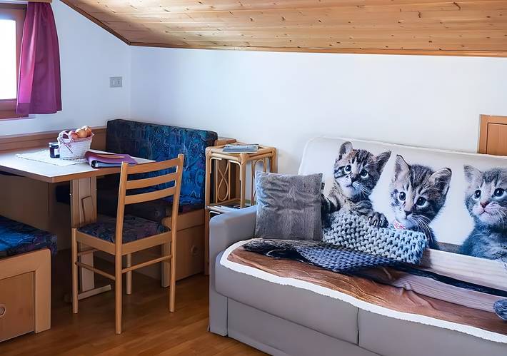Ganze Wohnung, Apartment „Lechnerhof Edelweiß“ mit Bergblick, Gemeinschaftsterrasse und Wlan in Schenna, Passeiertal