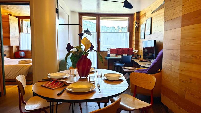 Gîte pour 6 personnes, avec vue et balcon dans Borgata Sestriere - 4