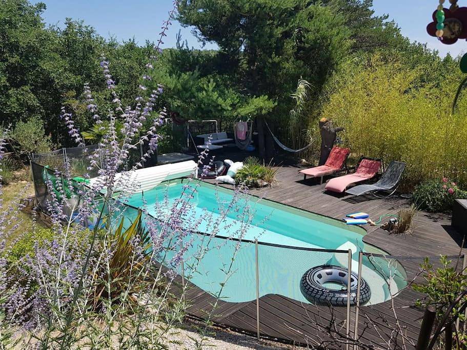 Villa forest home avec piscine dans les gorges du verdon en Provence in Quinson, Alpes-de-Haute-Provence