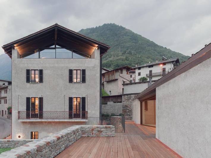 Casa vacanza per 2 persone, con Terrazza e Giardino nonché Panorama a Sondrio