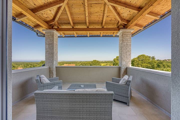Villa Bellavista with Private Pool in Zbandaj, Porec und Umgebung
