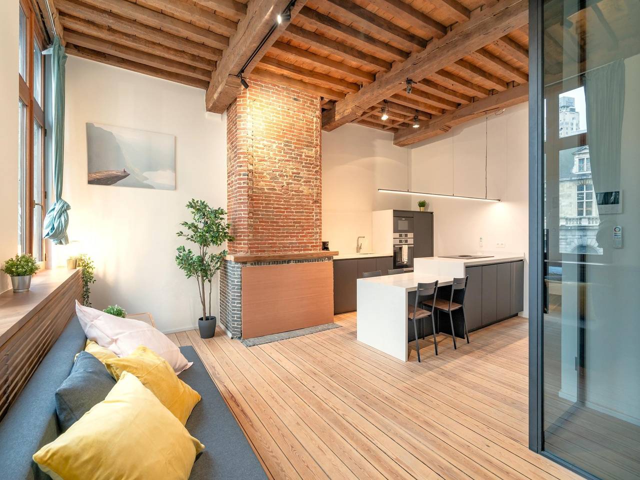 Apartamento entero, Dúplex elegante para 6 personas en Amberes in Amberes, Región de Amberes