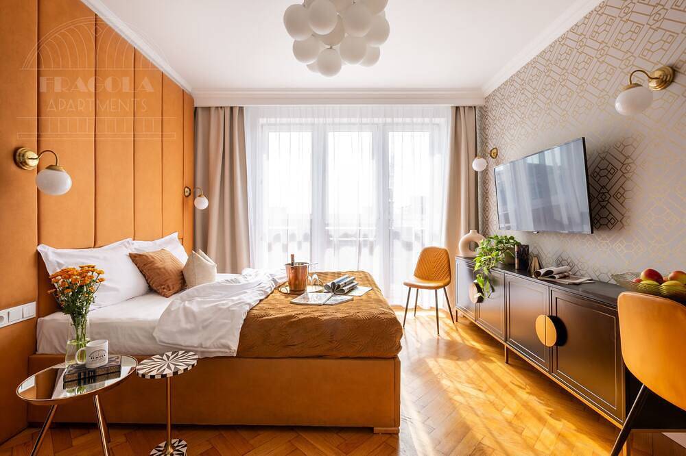 Appartement entier, Feniks Sunblush studio with terrace in Cracovie, Petite-Pologne