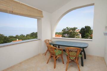 Ferienwohnung für 2 Personen, mit Balkon/Terrasse in Njivice