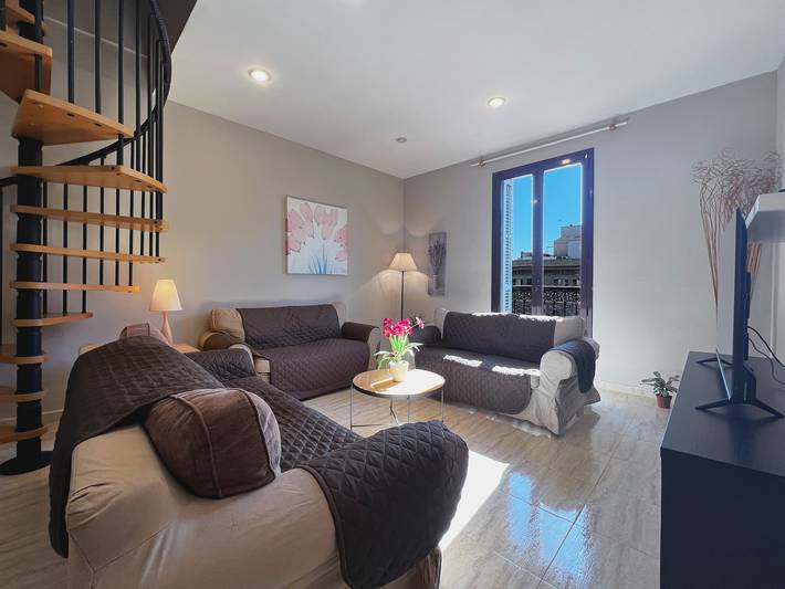 Appartamento per 4 persone, con balcone in Eixample