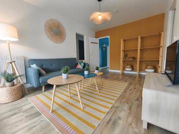 Gîte pour 6 personnes, avec balcon à Mont-Saint-Aignan