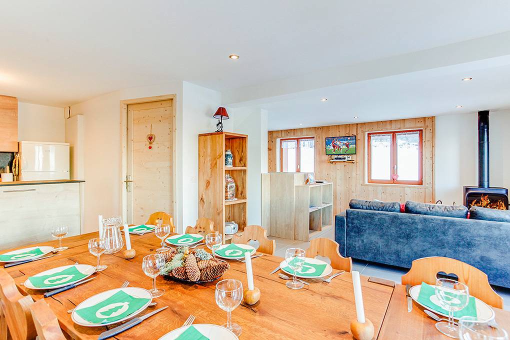 Feriehus for 10 personer med balkon in La Plagne, Bellentre