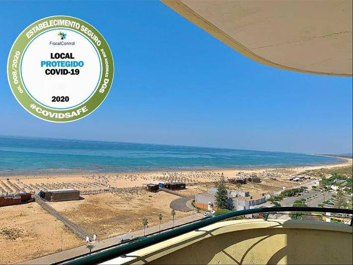 Apartamento de férias para 2 pessoas, com Varanda e Vista em Monte Gordo