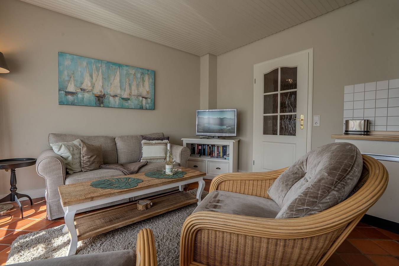 Ganze Wohnung, Gemütliches Appartement "Diedrichsen 1" mit Terrasse und Strandnähe in List in List (Sylt), Sylt