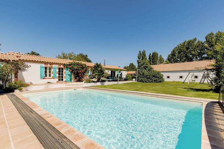 Maison de vacances pour 14 personnes, avec jardin à Sallertaine